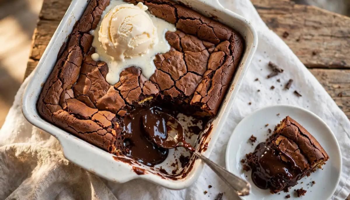 Chocolate Brownie Pudding Cake