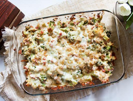 Creamy Ham and Broccoli Casserole