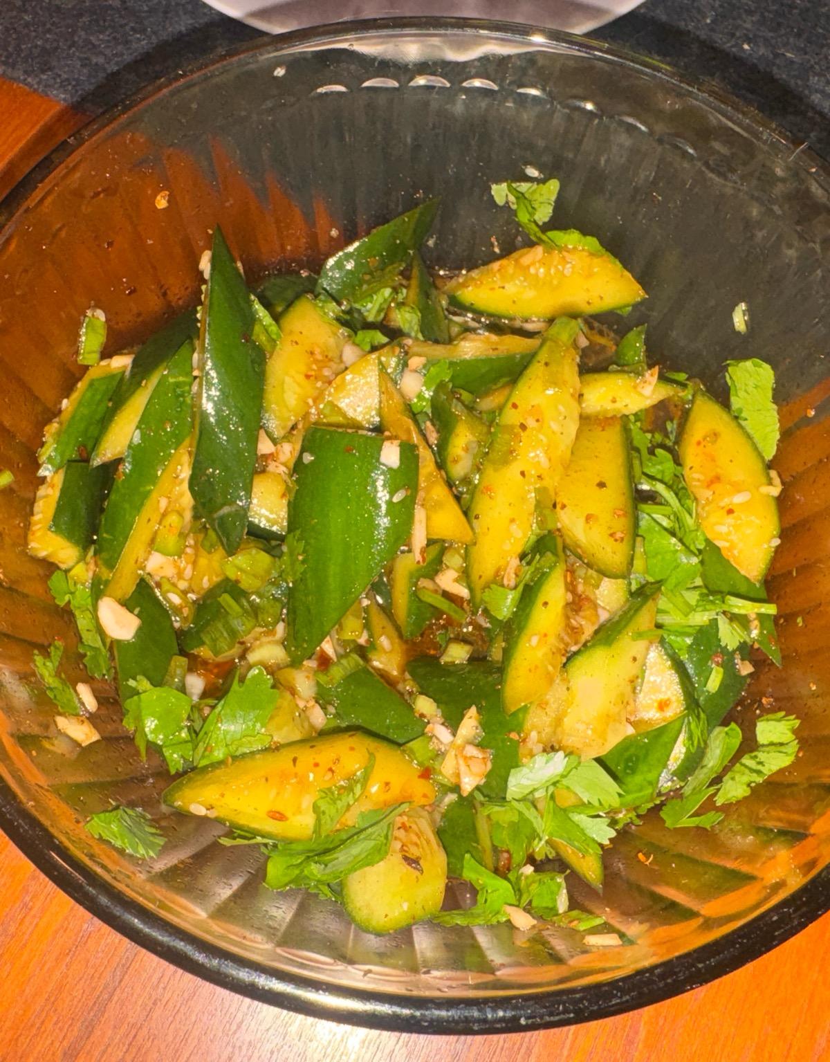 Sichuan Cucumber Salad