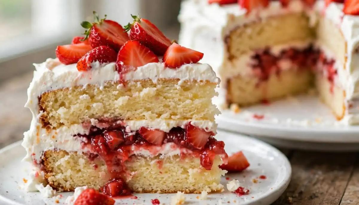 Strawberry Shortcake Cake