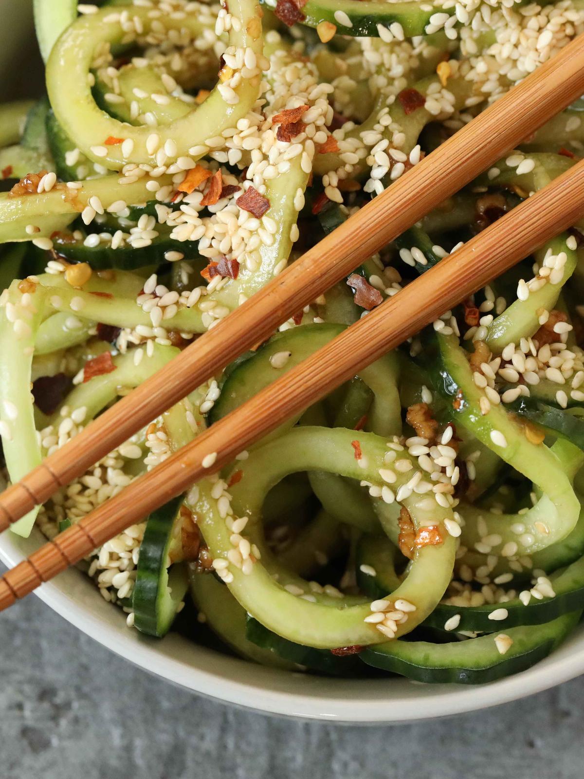 Sesame Cucumber Salad