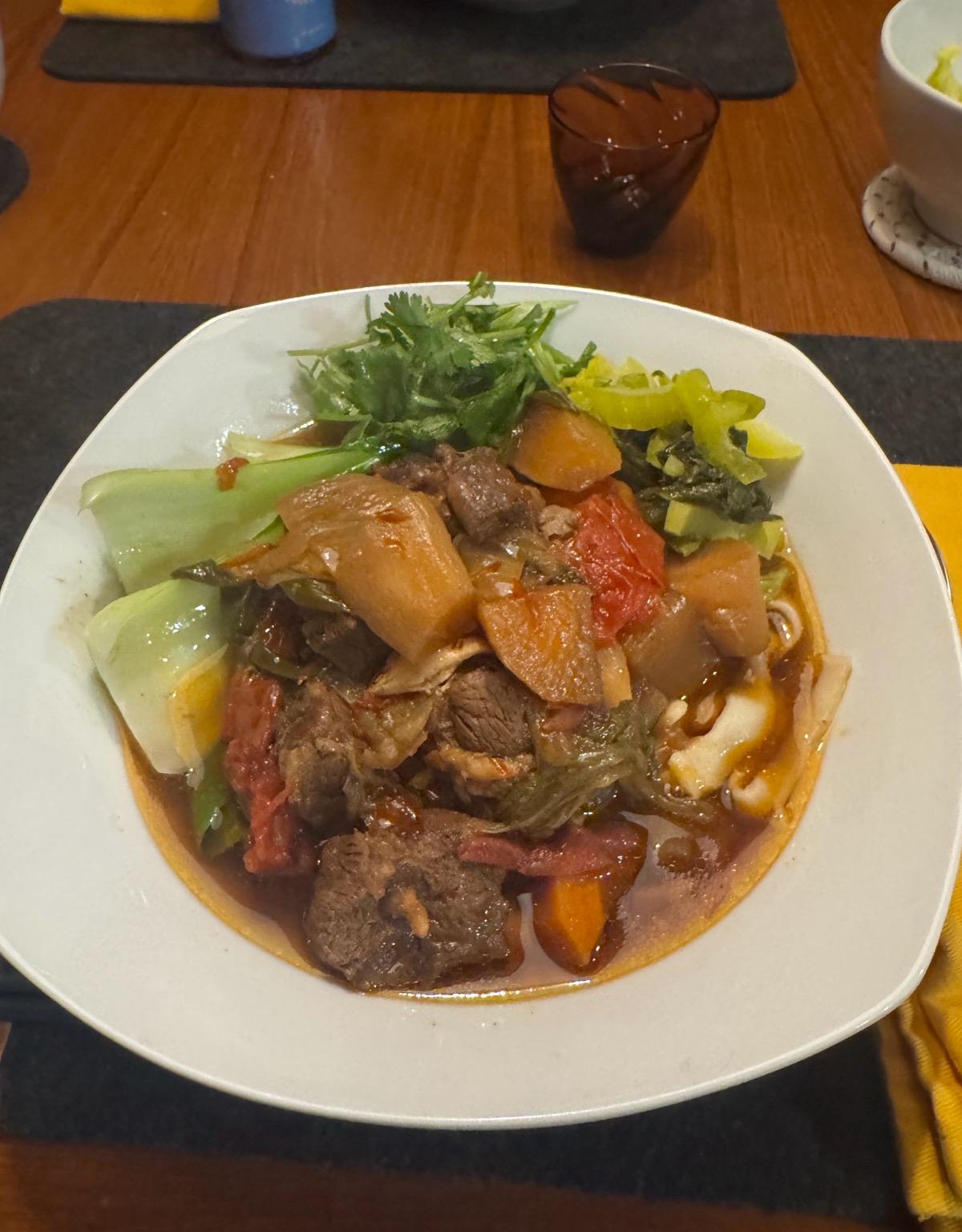 Taiwanese Beef Noodle Soup
