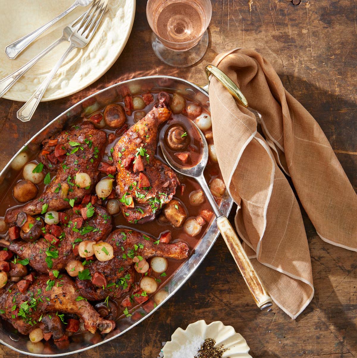 Cajun Coq au Vin