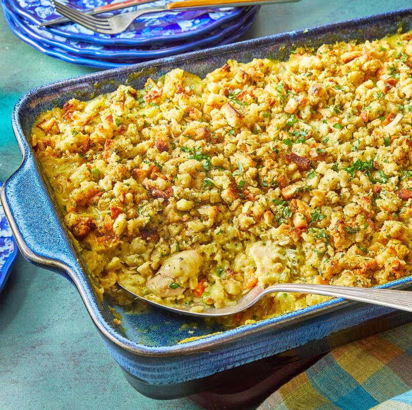 Chicken and Stuffing Casserole