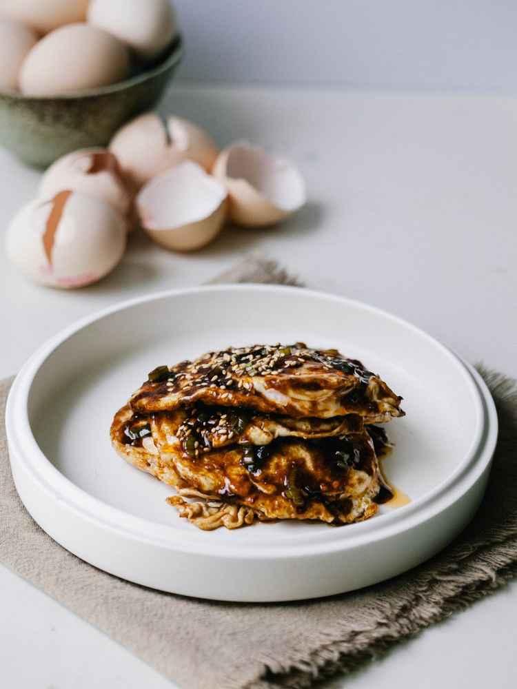 Shanxi Vinegar-Flashed Fried Eggs (山西醋溜煎蛋)