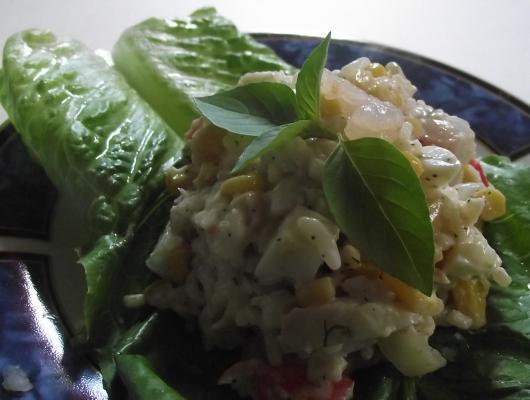 Rice and Crab salad fast and easy!