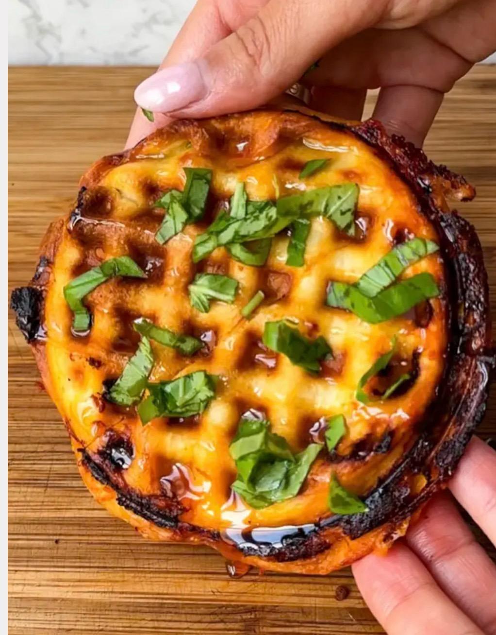 Pizza waffles