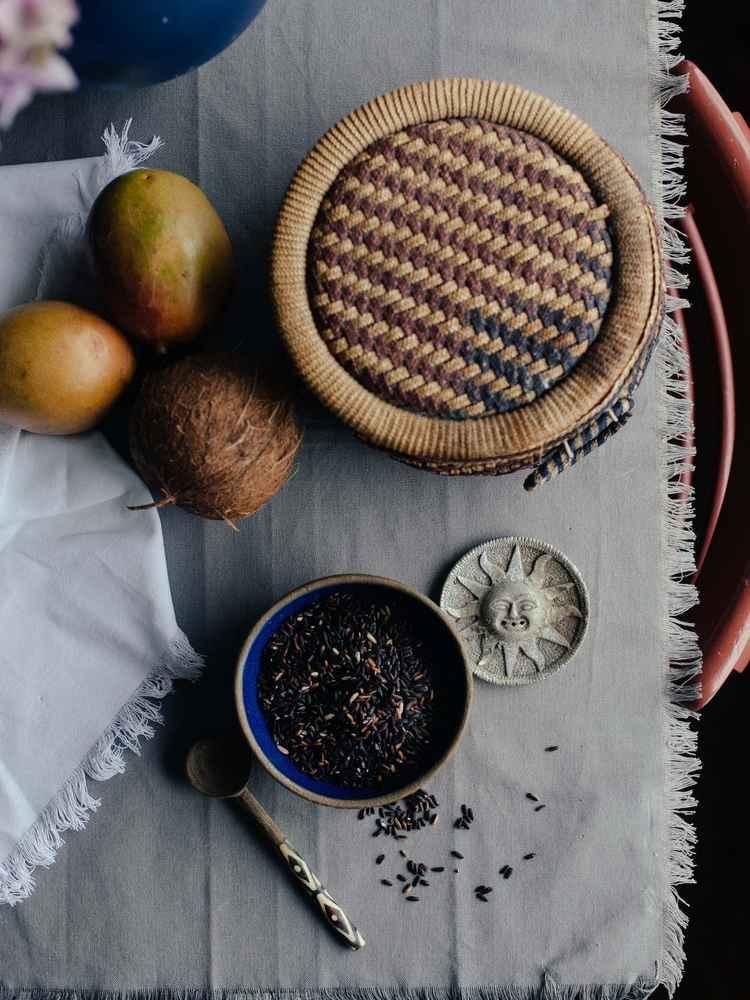 Black Rice Pudding (黑米布丁)