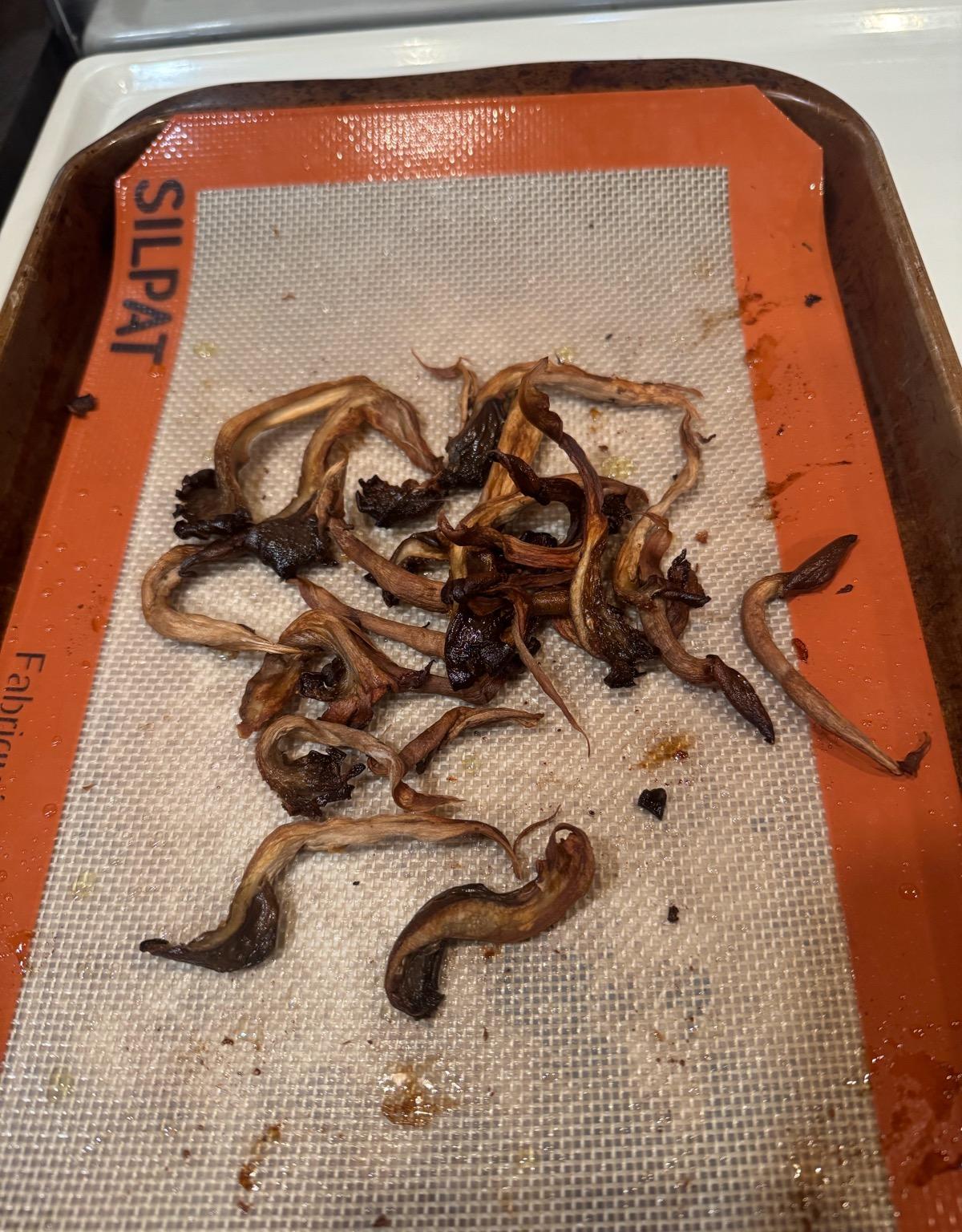 Oven Roasted Crispy Oyster Mushrooms