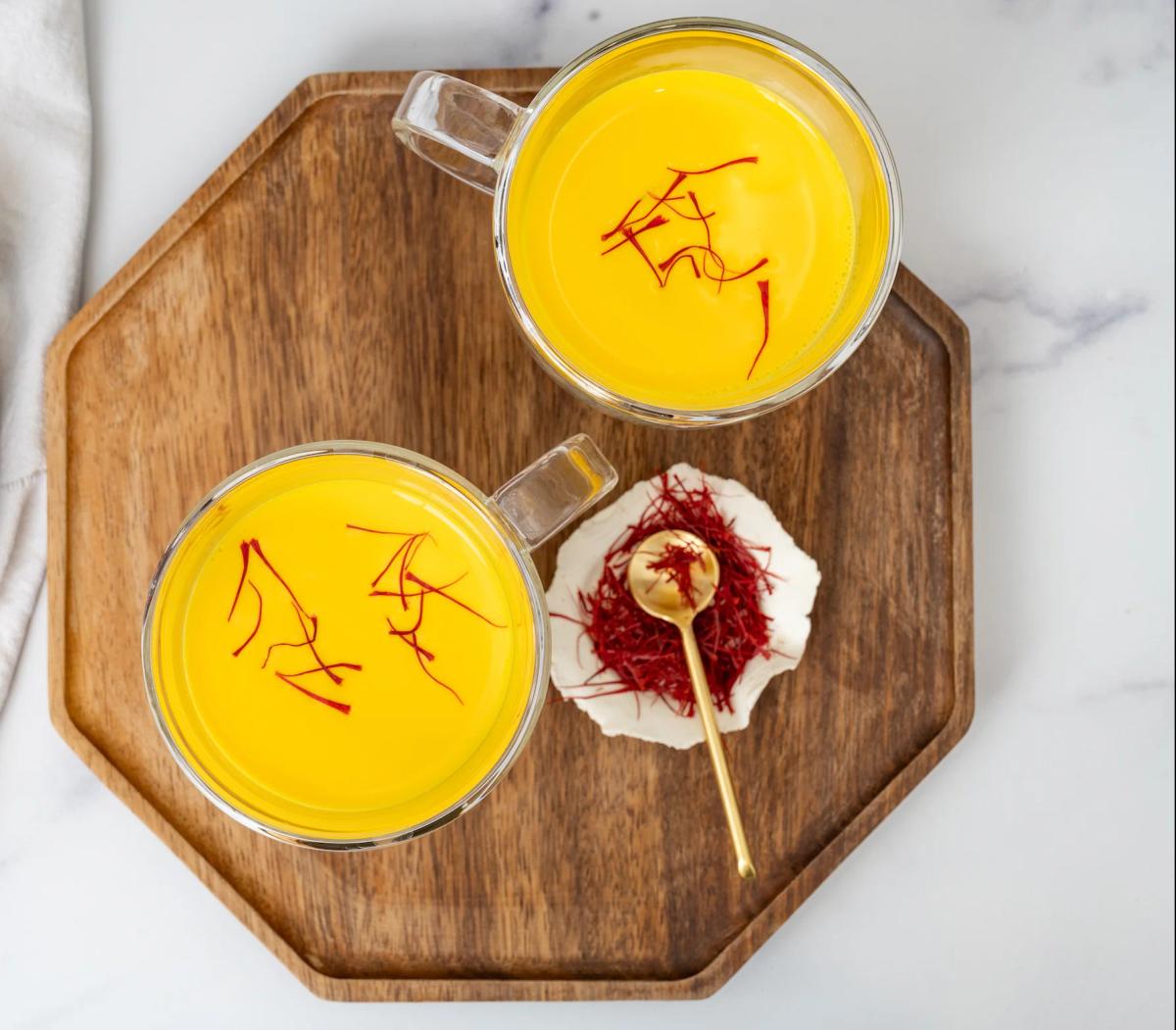 Saffron Latte Recipe