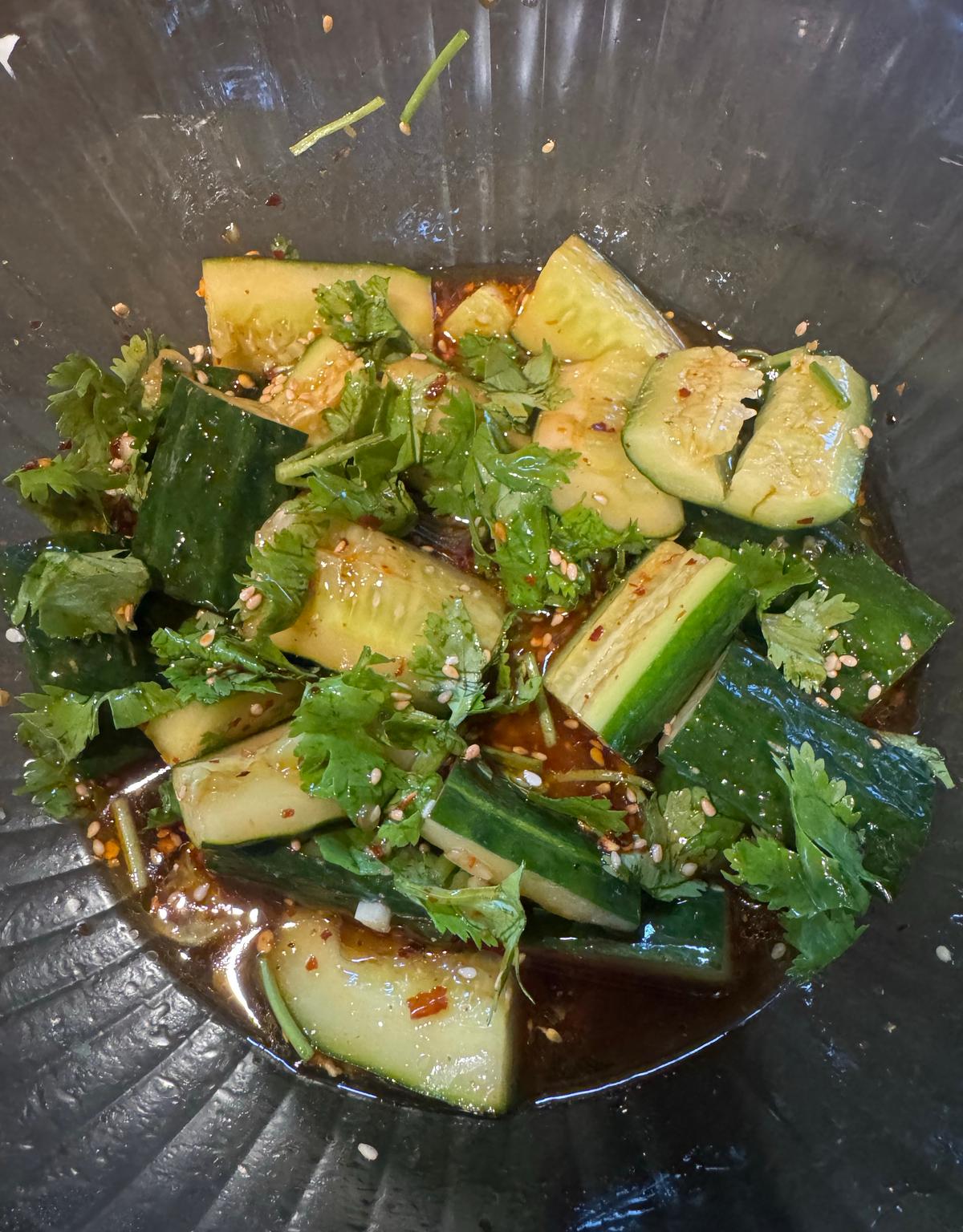 Chinese Smashed Cucumber Salad