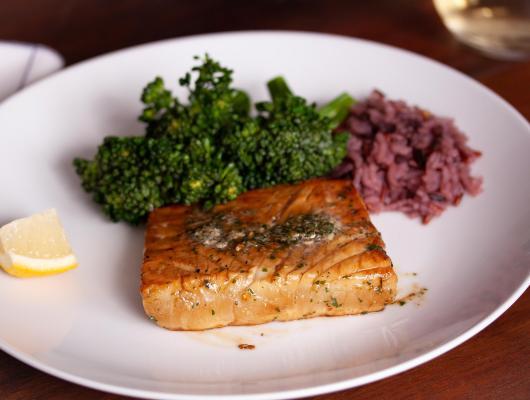 Halibut in Soy, Honey, Ginger Marinate