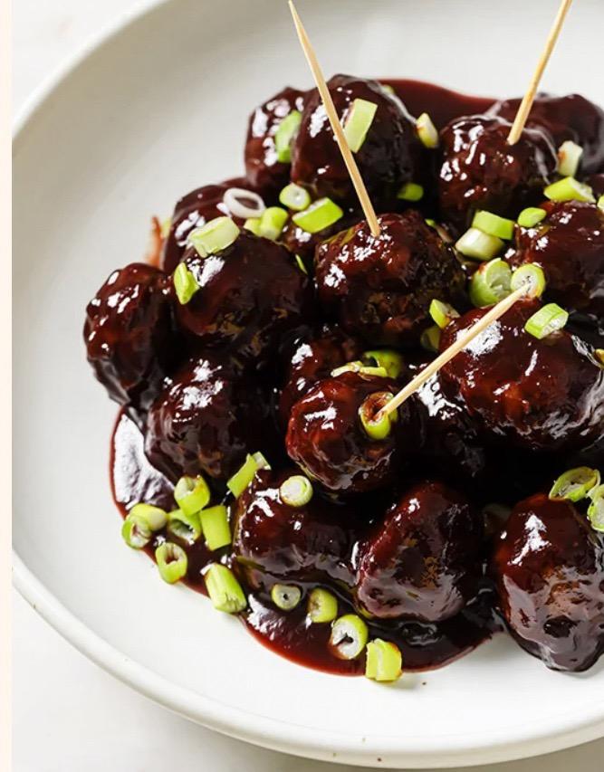 Cocktail Meatballs with Grape Jelly (AIP)