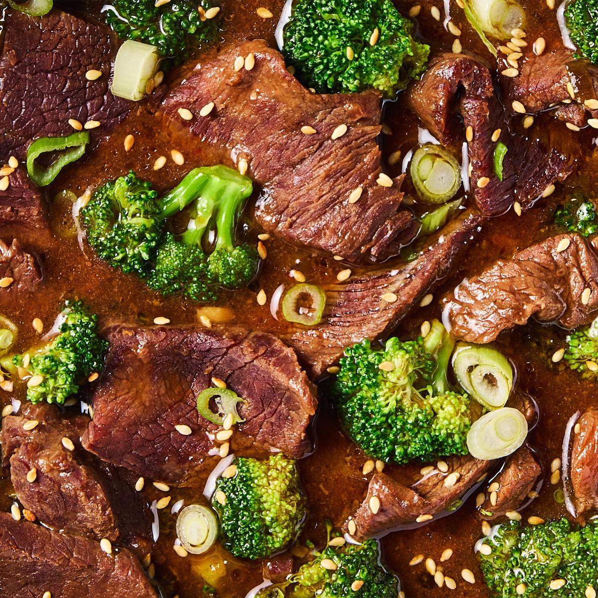 Slow-Cooker Beef  Broccoli