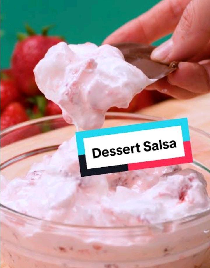 Strawberry yogurt salsa