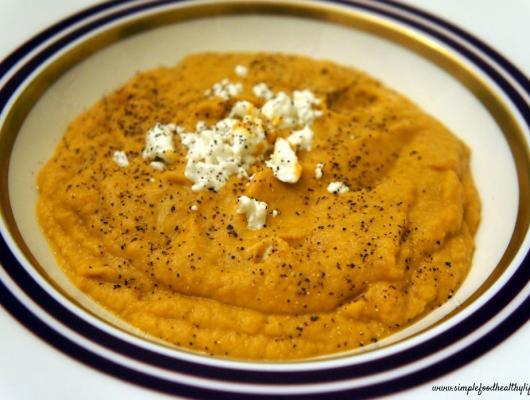 Roasted Eggplant Chickpea Soup
