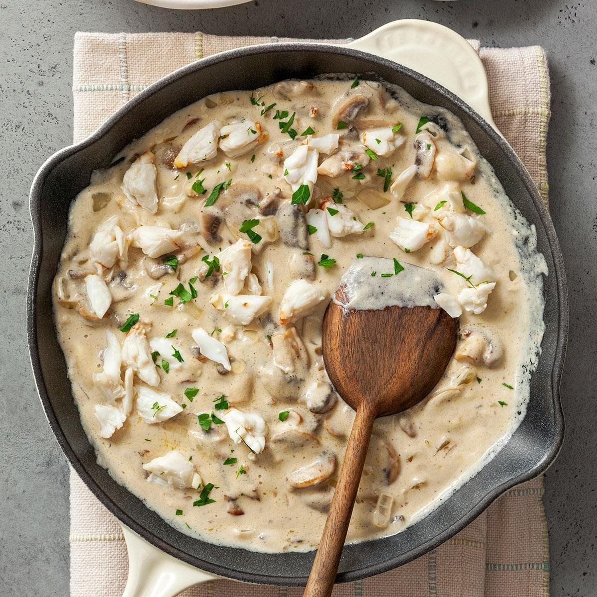 Crab Alfredo