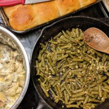 Blistered Garlic Green Beans