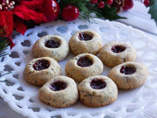 Poppy Seed Thumbprints