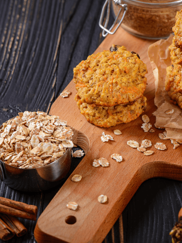 Carrot Cake Breakfast Cookies