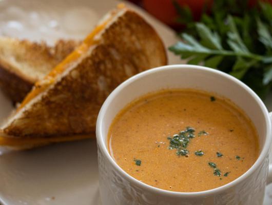 Tomato Soup - Grilled Cheese