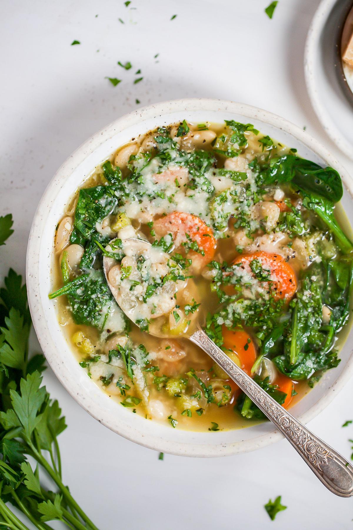 Stovetop White Bean Soup