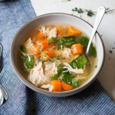 Instant Pot Lemon Chicken Soup