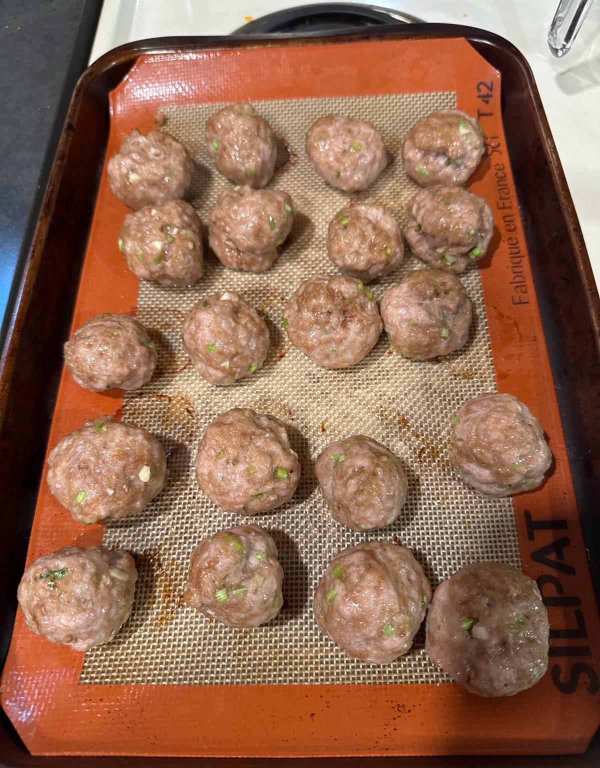 Asian Meatballs with Pork