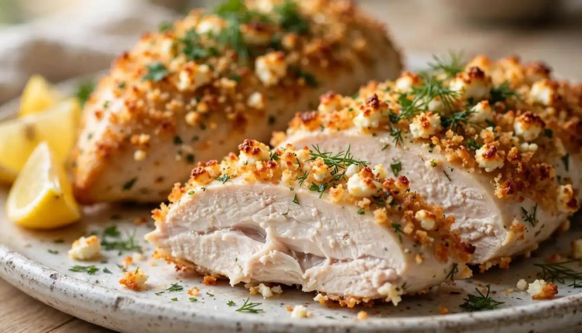 Crispy Feta Herb Chicken