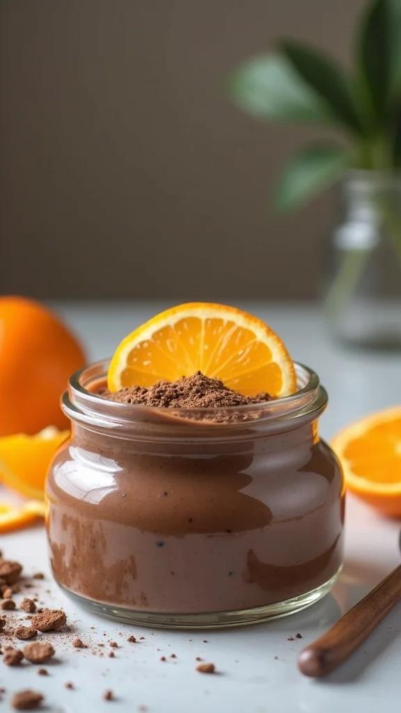Creamy Chocolate Orange Chia Pudding