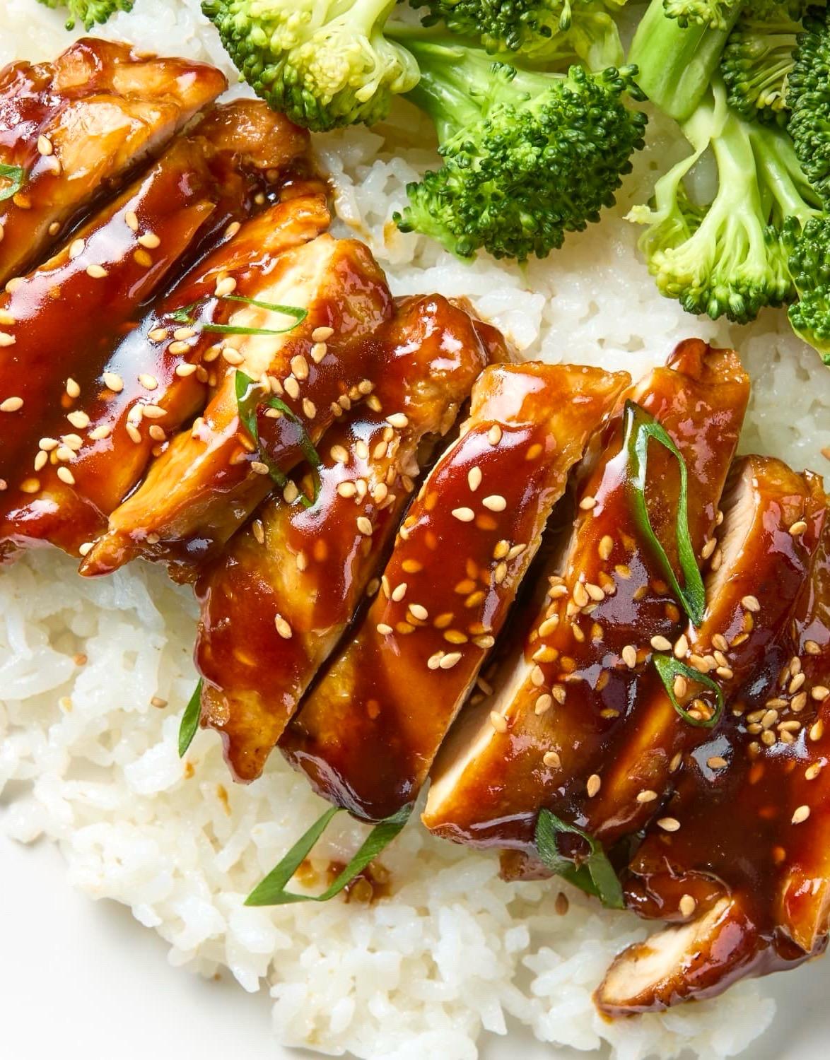 Teriyaki grilled chicken