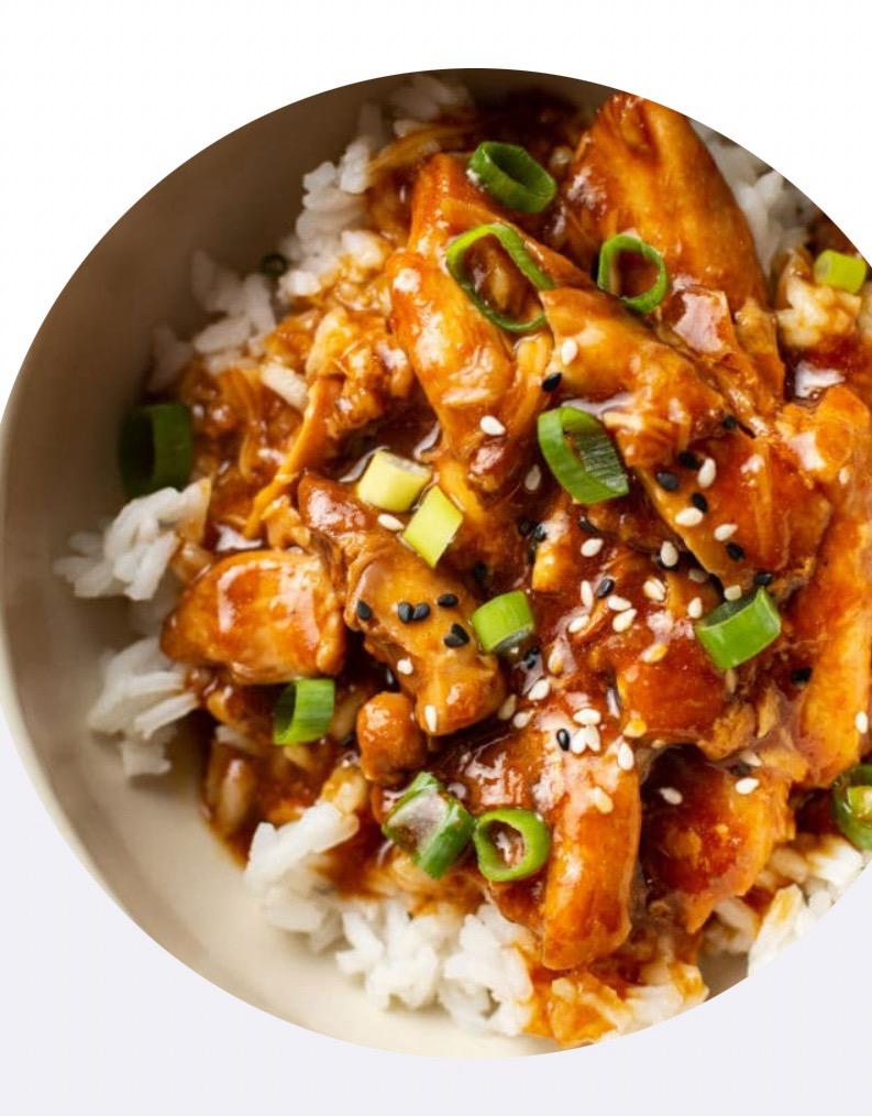 Honey Garlic Slow Cooker Chicken Thighs