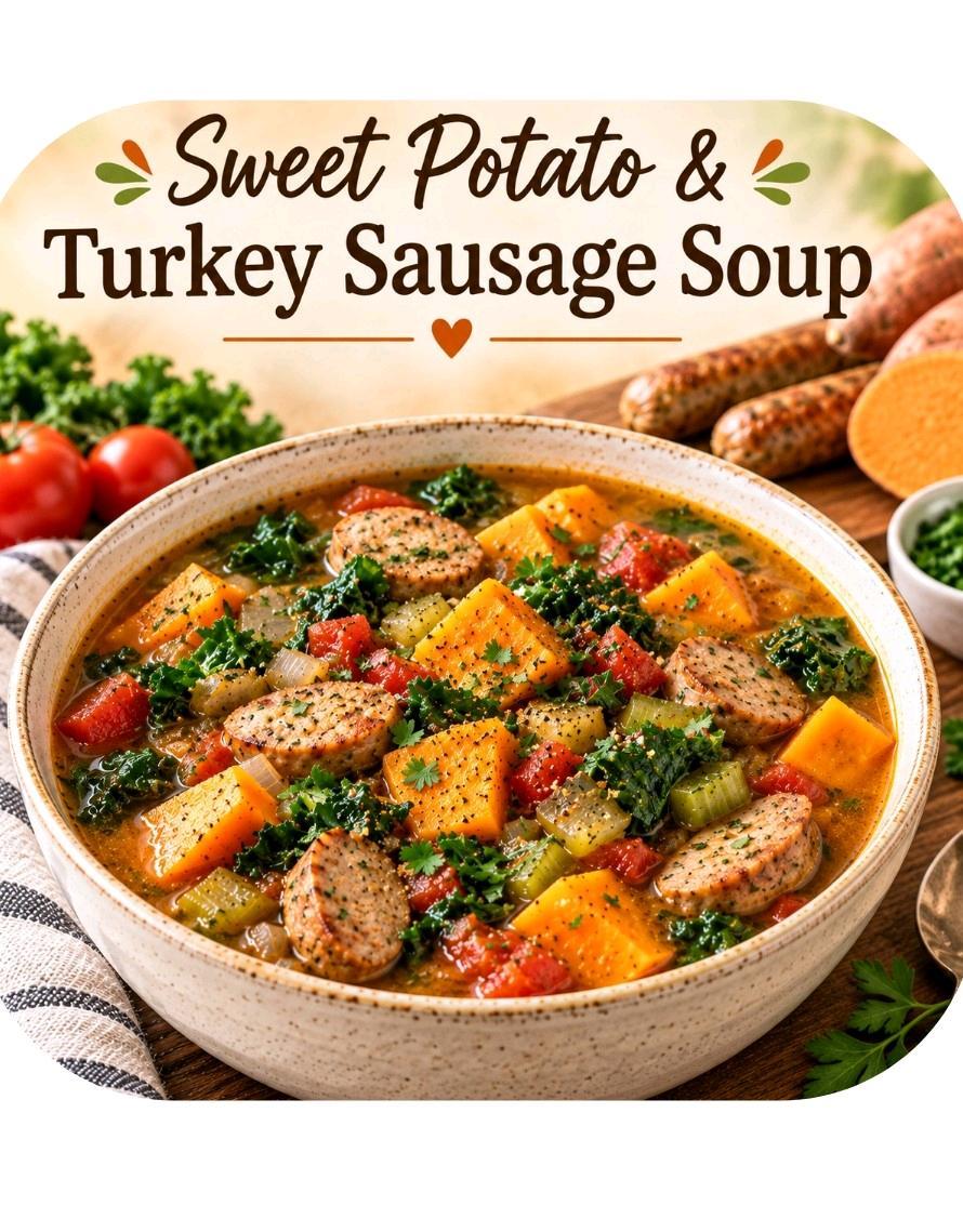 Sweet Potato & Turkey Sausage Soup