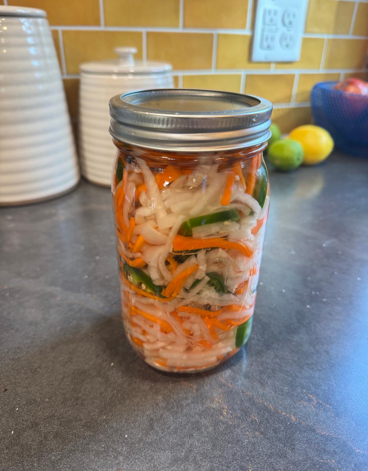 Chinese Pickled Carrots and Daikon