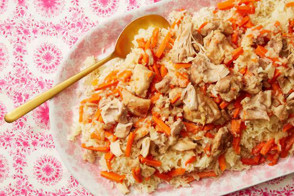 Bukharian Plov (Rice Pilaf With Chicken)