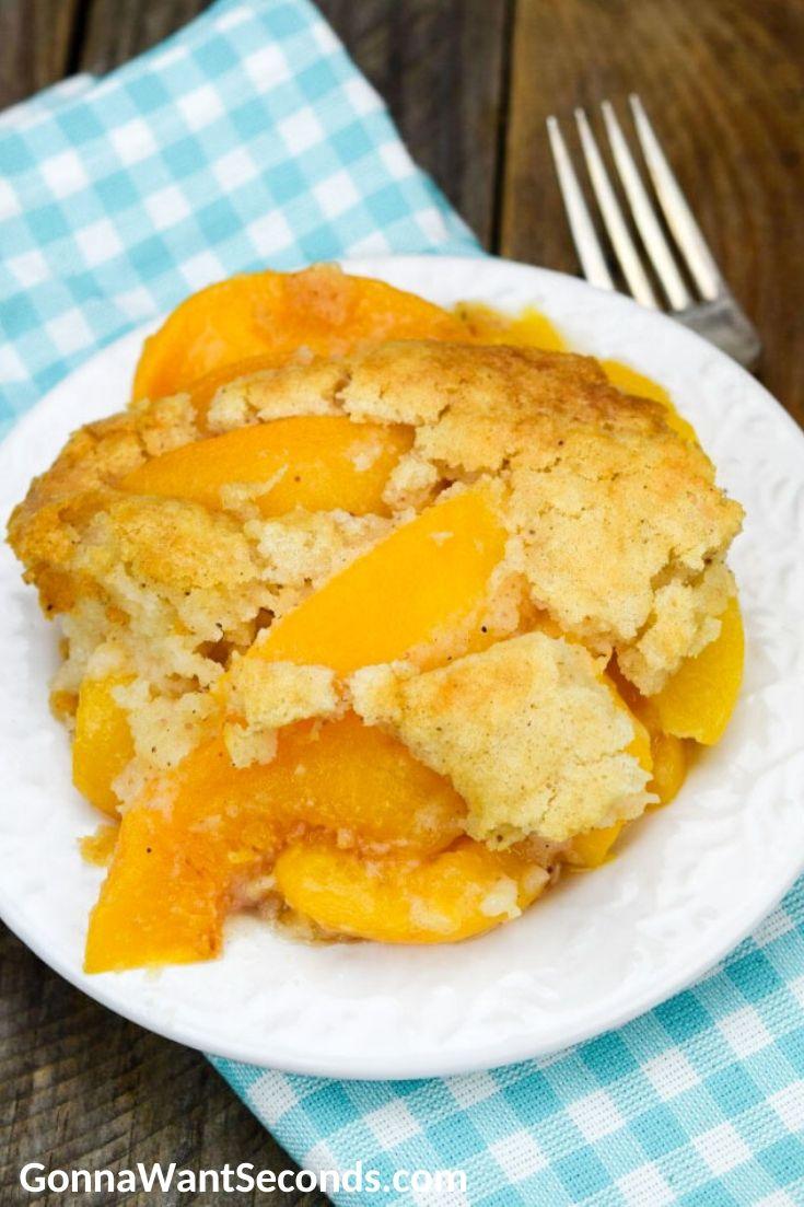 Bisquick Peach Cobbler