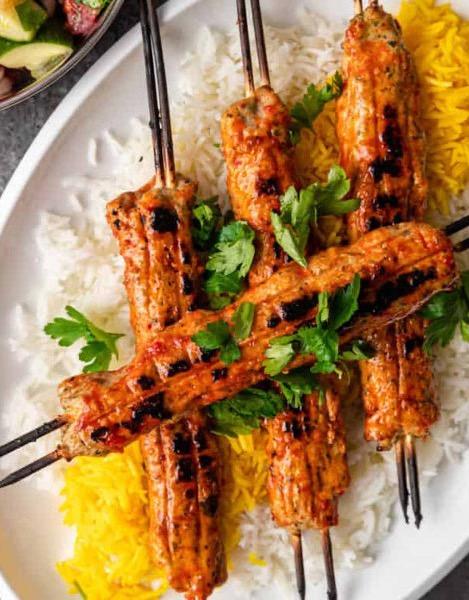 Saffron Kobideh Kabab Recipe