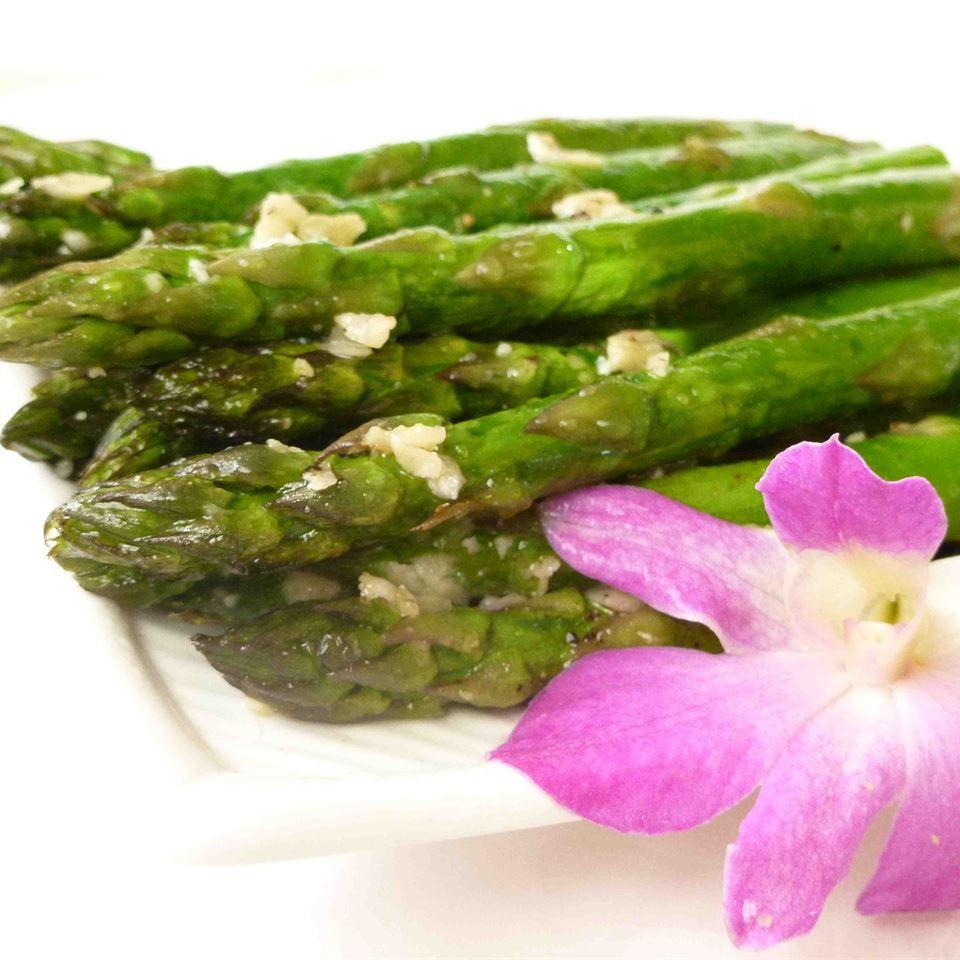 Asparagus with Parmesan Crust