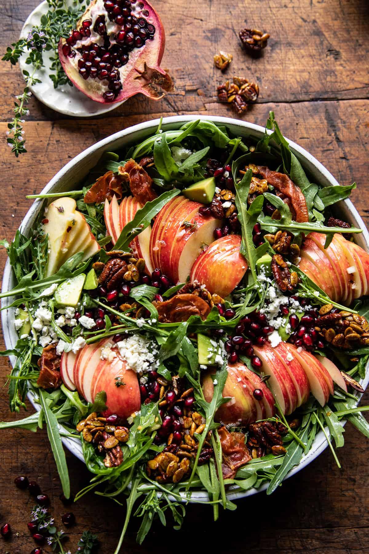 Autumn Harvest Honeycrisp Apple and Feta Salad