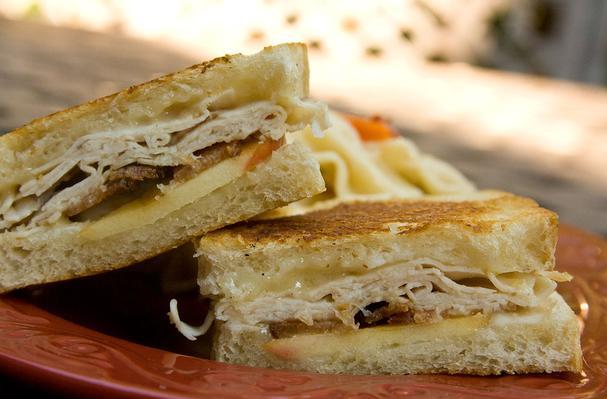Turkey Apple Bacon Grilled Cheese