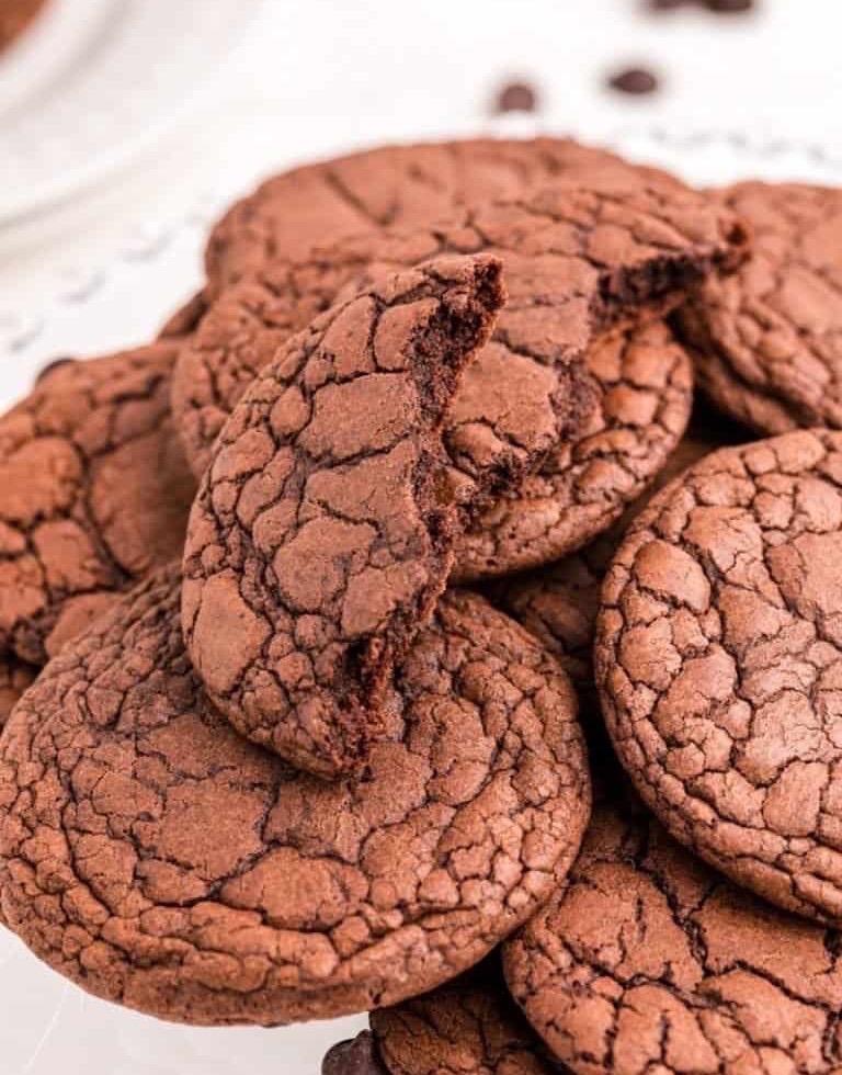 Fudgy Flourless Brownie Cookies