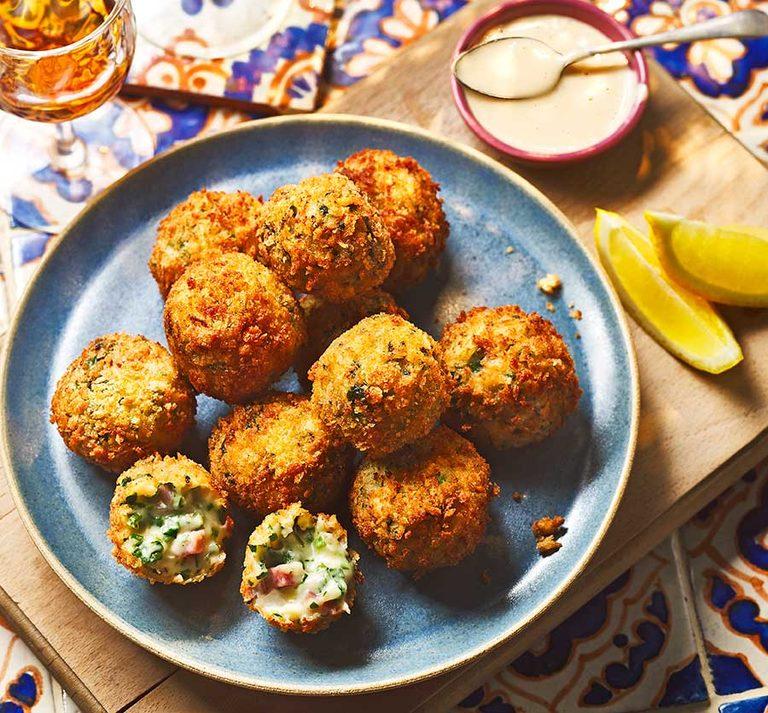 Jamon & wild garlic croquetas