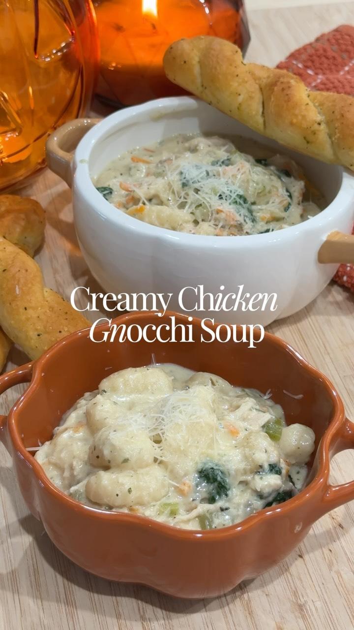 CREAMY CHICKEN GNOCCHI SOUP 🥣