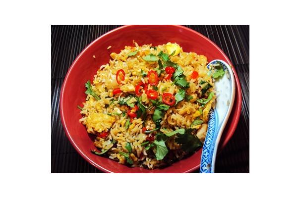 Chicken and Coriander Fried Rice