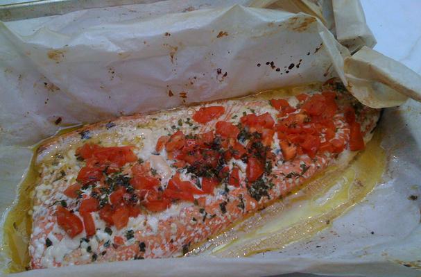Salmon In Parchment