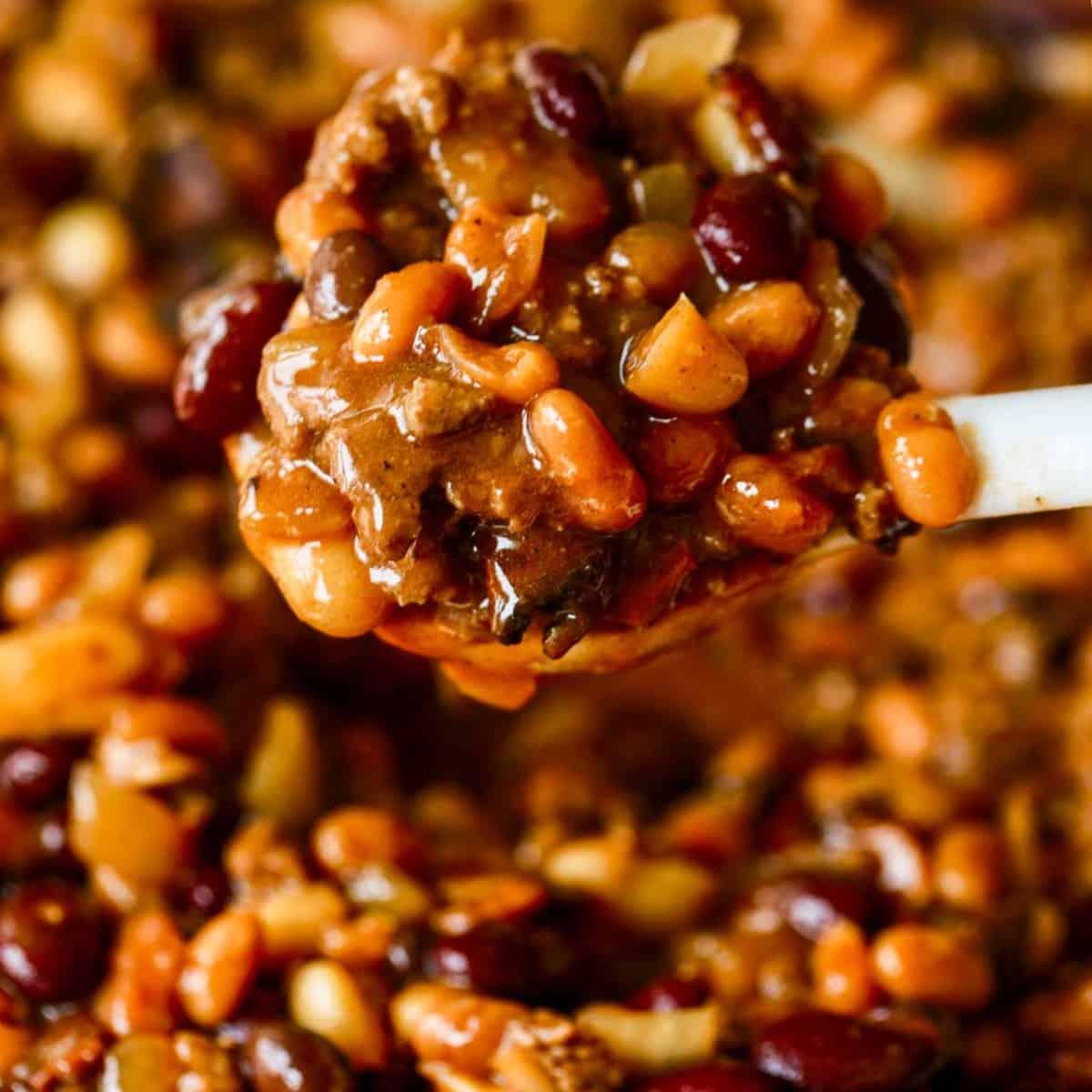 Cowboy Baked Beans Recipe (Oven or Slow Cooker)