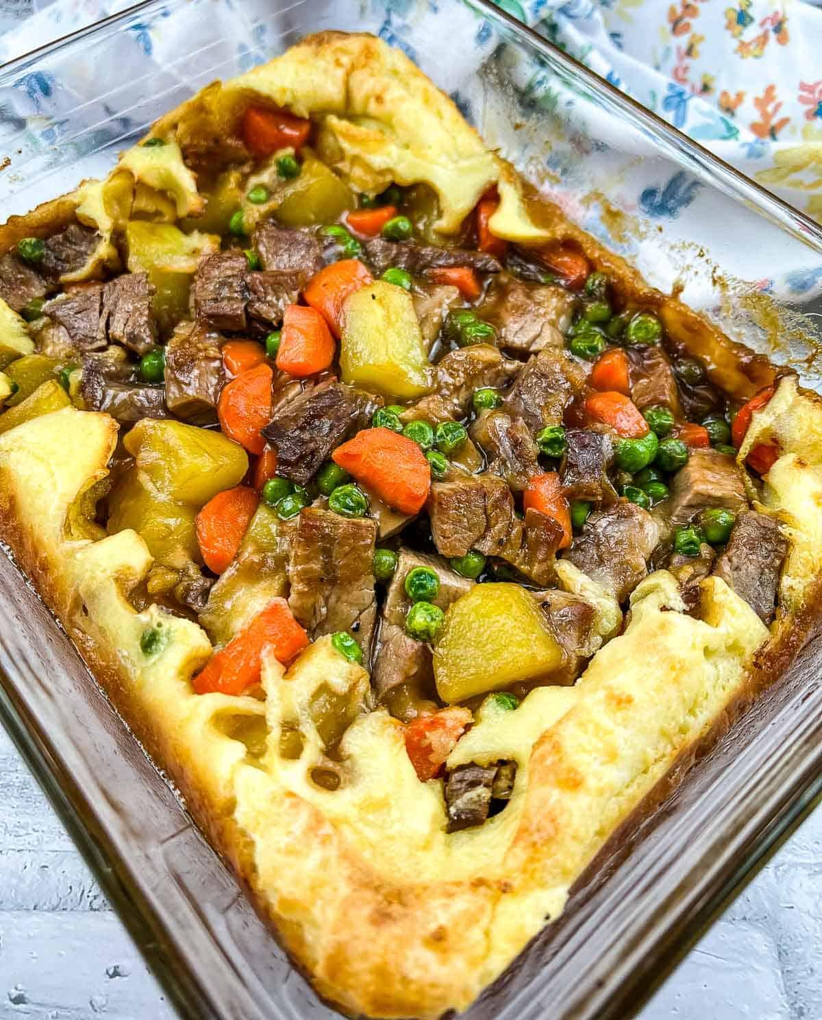 Leftover Roast Beef Yorkshire Pudding Pot Pie