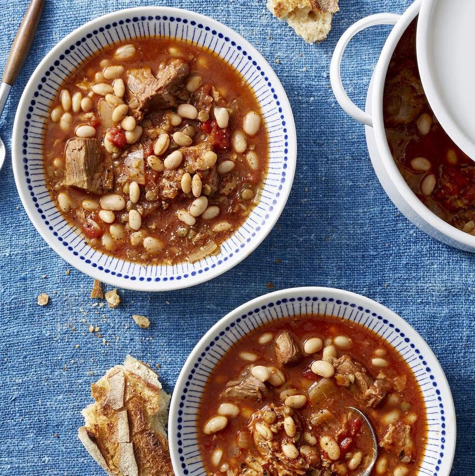Slow Cooker White Bean and Pork Stew