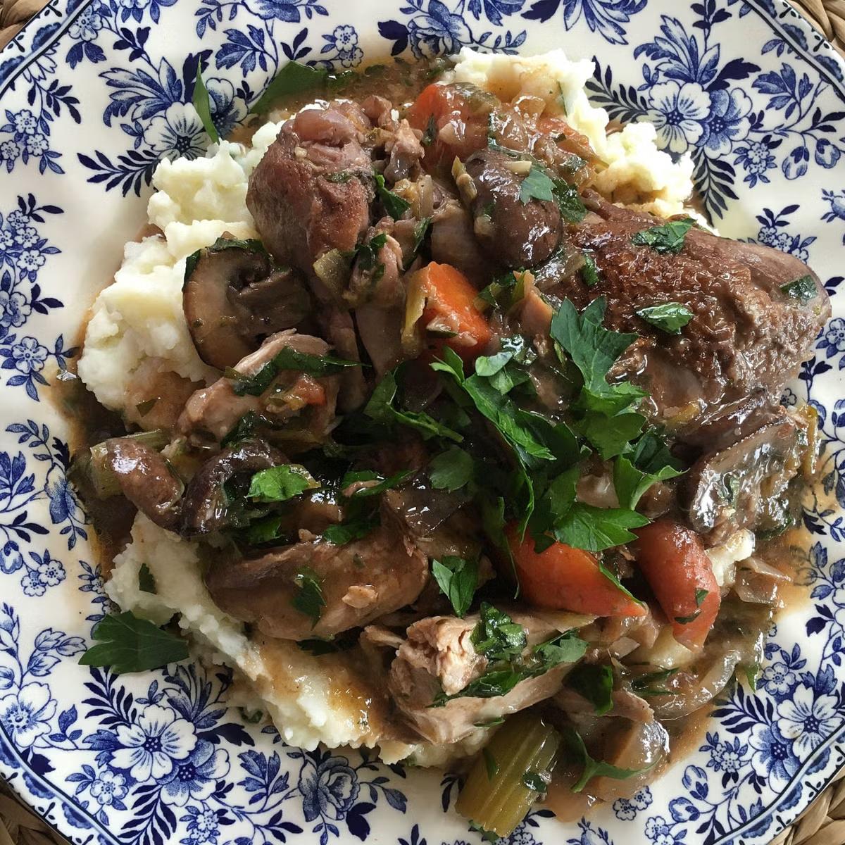 Slow-Cooker Coq Au Vin