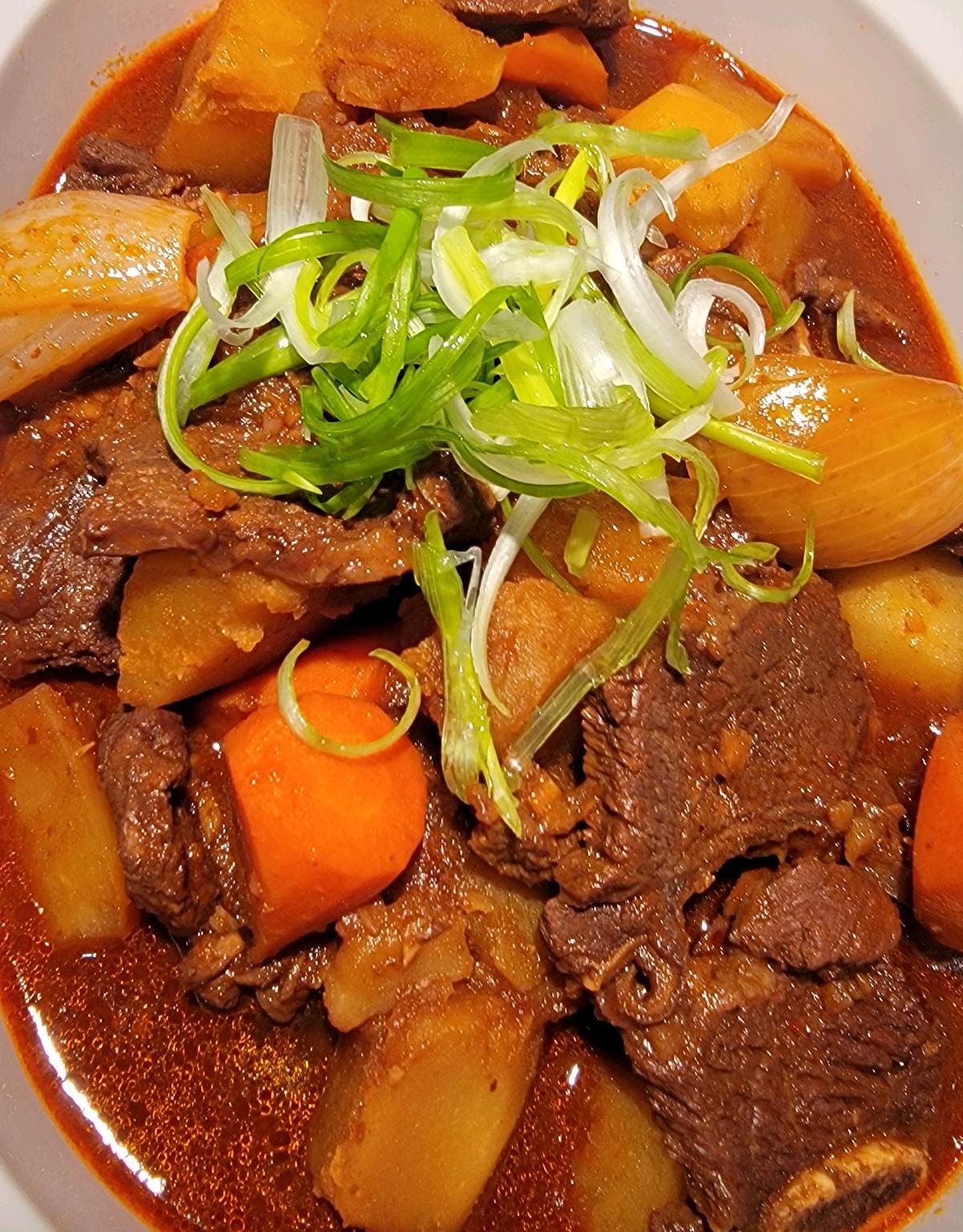 Korean Braised Beef Short Ribs Galbi Jjim